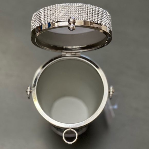 Starbucks Green Mermaid Siren Silver Green Crystal Venti Coffee Cup Clutch Bag - Picture 3 of 7